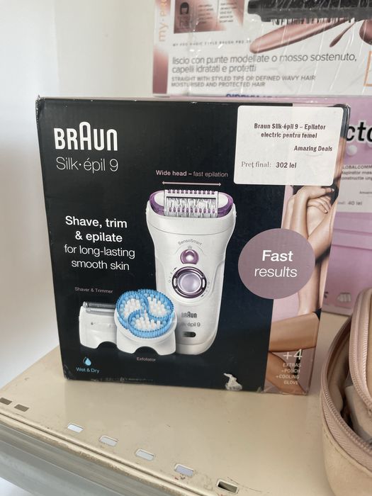 Epilator Electric Braun silk-epil 9