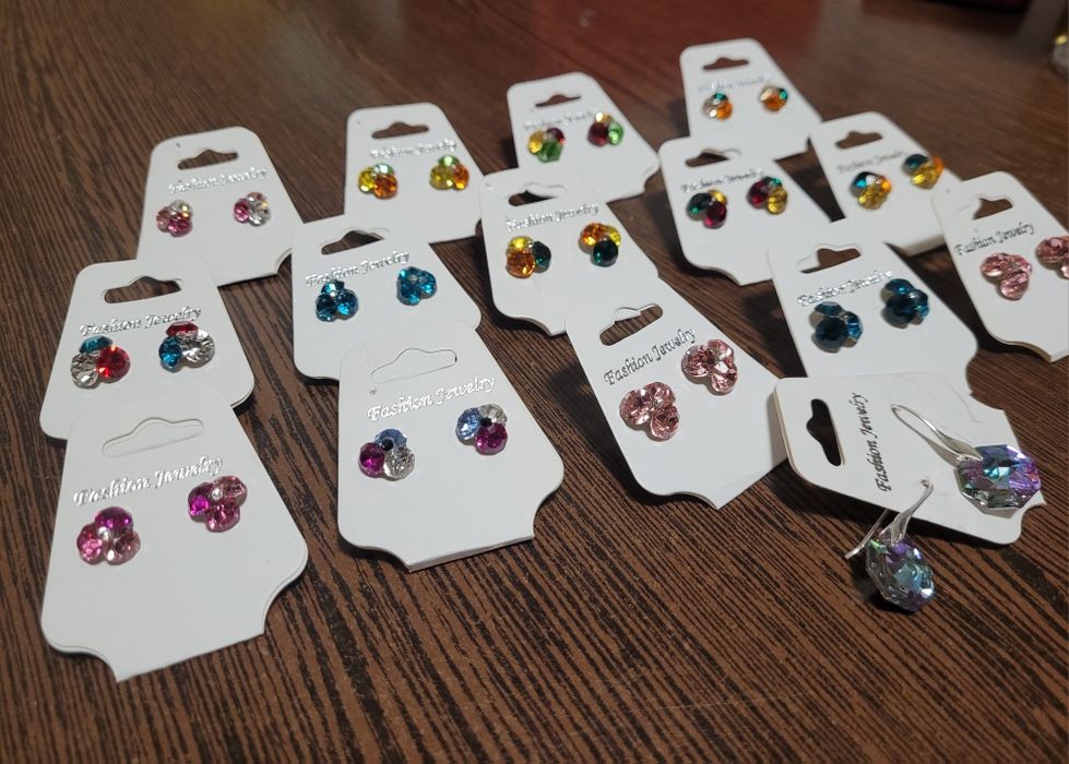 Colecție 15 perechi cercei argint 925