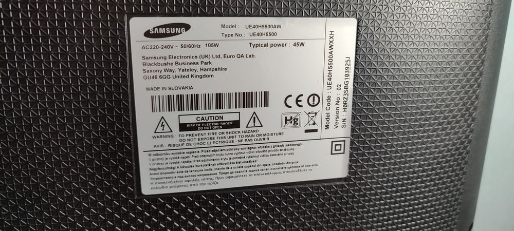 Televizor Samsung defect