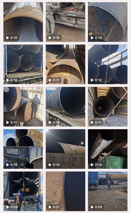 Трубы стальные электросварные и бесшовные, трубы б/у восстановленные