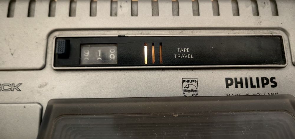Casetofon Philips Stereo Cassette Deck N2511 retro vintage anii 70