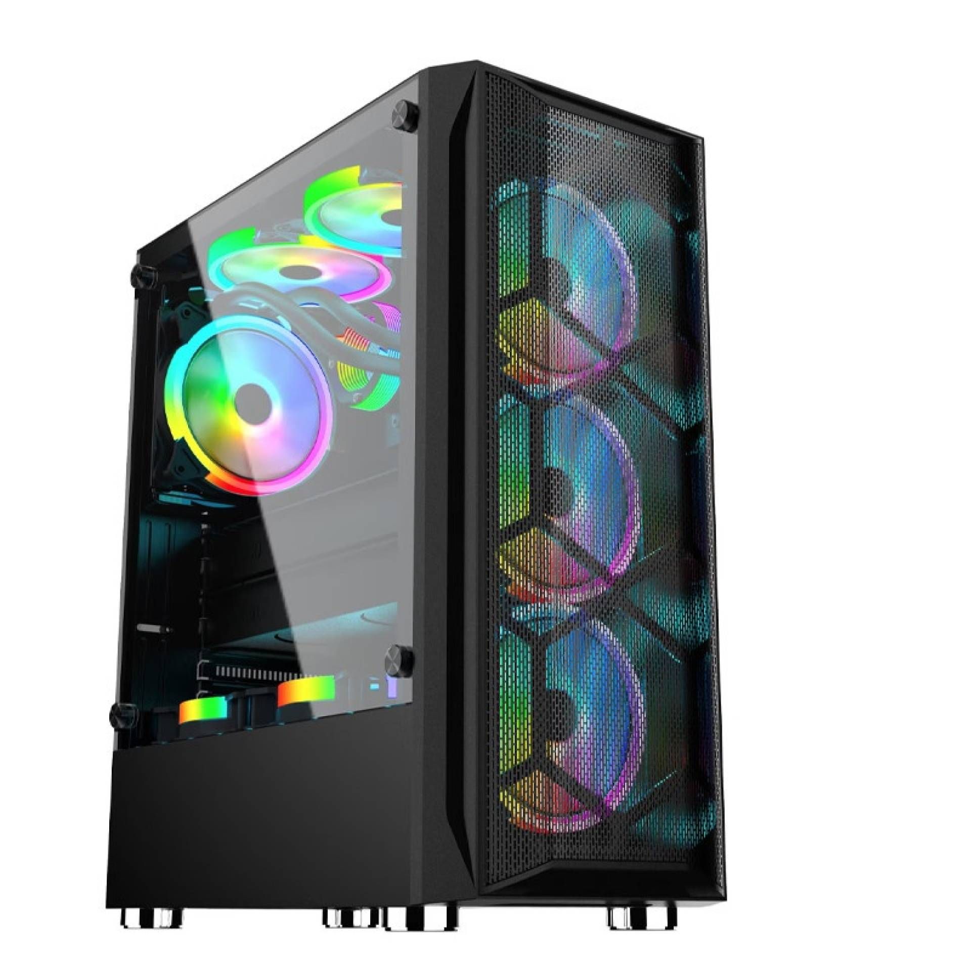 Carcasa Pro Gaming Diamond, Middle Tower, ATX, fara sursa, controller