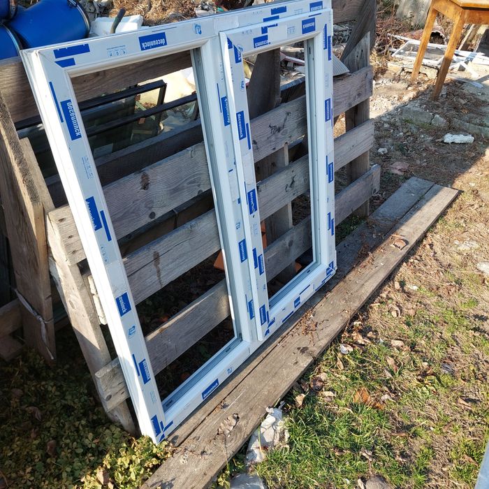 Vand ferestre  pvc noi cu sticla 24mm