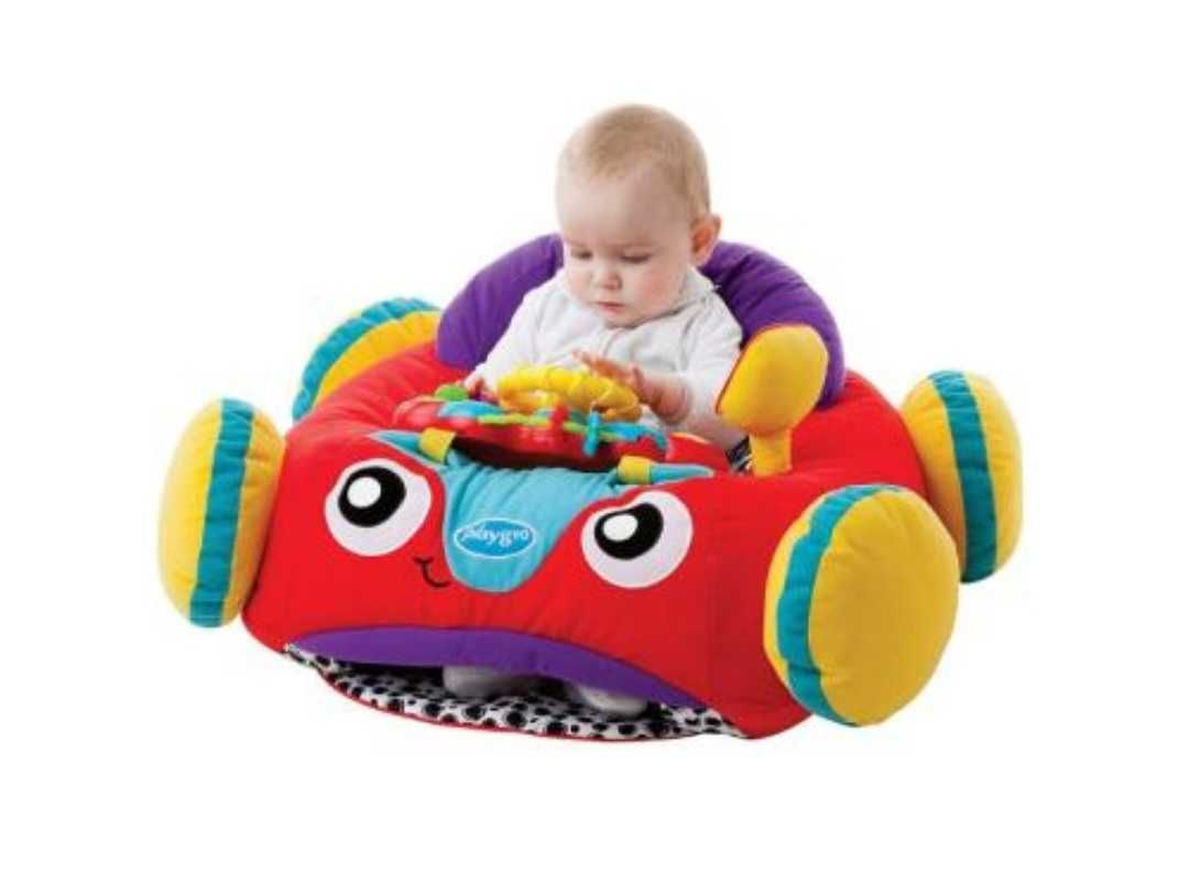 Playgro Игрален център със светлини и звуци ПЛЮШЕНА КОЛА