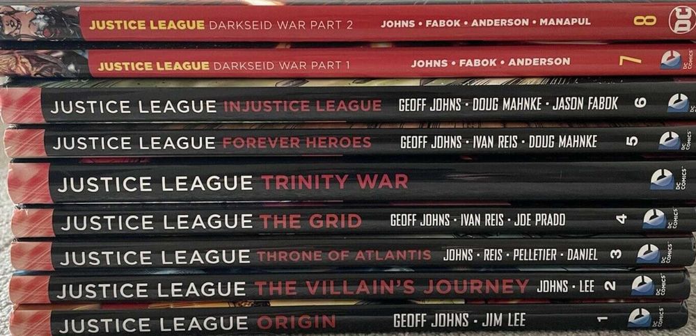 Комикси Justice League v.1-8 Geoff Johns + FOREVER EVIL & TRINITY WAR