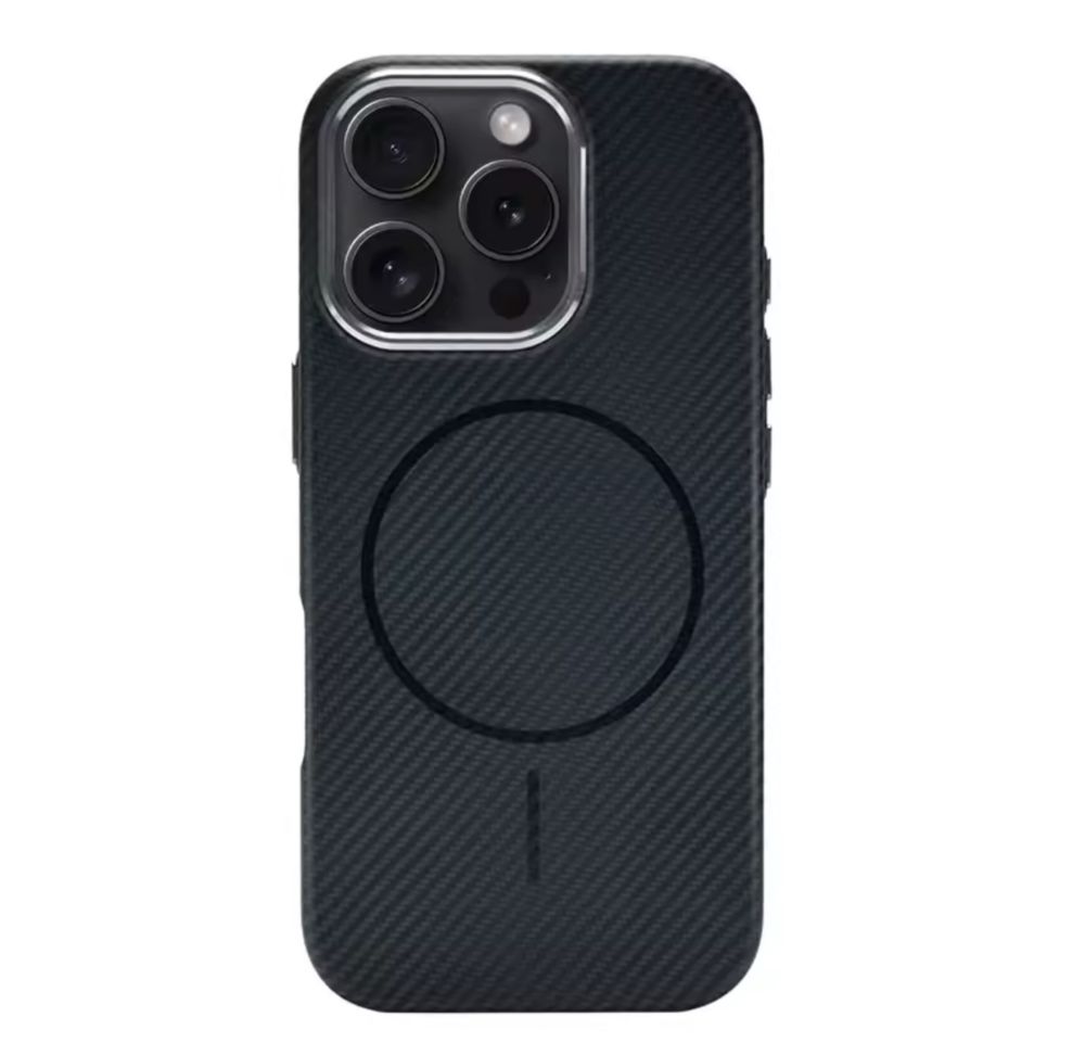 Husa Imitatie Carbon Magsafe Ultra Slim Iphone 15/16/PRO/PLUS/PRO MAX