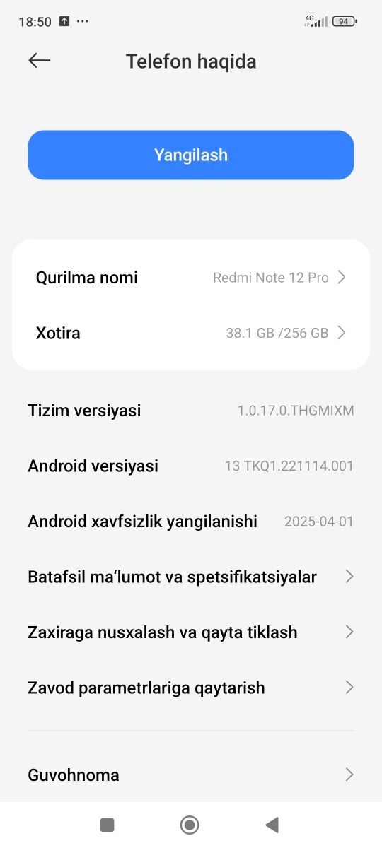 Redmi Note 12 pro