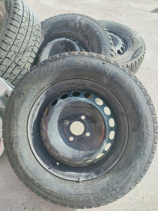 Зимний балон, штамповый диск, калпак заводской кобальт