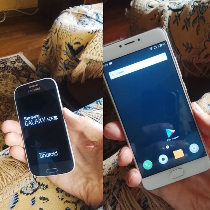 Samsung Ace Style LTE и Meizu m3 Note