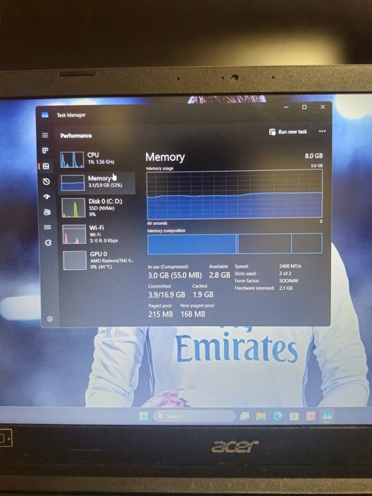 Vând Laptop Acer Aspire 3 office / gaming