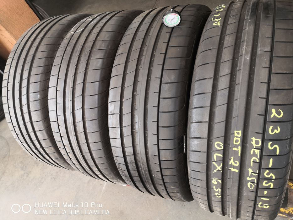 235 55 19 цола гуми като нови Goodyear dot 21