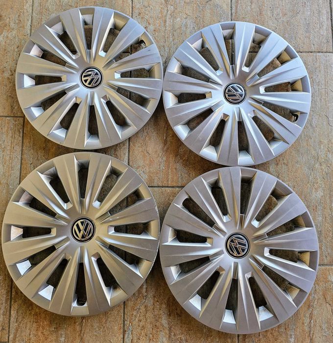 Set capace ornamentale originale VW pentru jante 15 inci