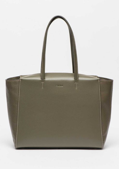 Чанта Furla, модел Regina, цвят каки