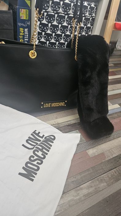 Geanta originala din piele ecologica Love Moschino