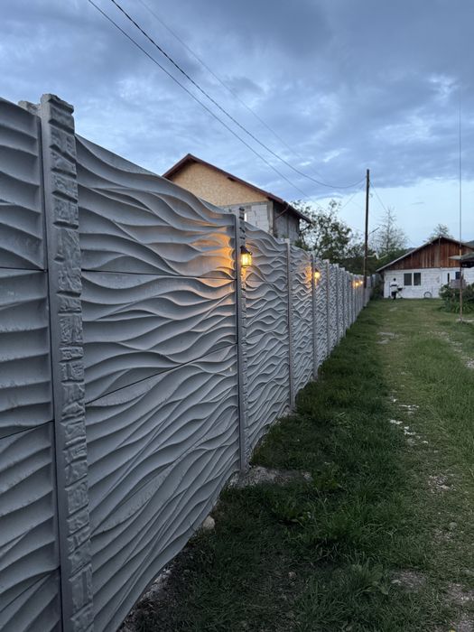 Gard placi beton