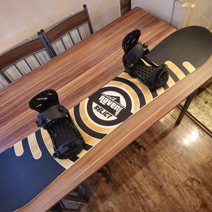 Placa Snowboard Raven 156W cm cu legaturi Salomon L