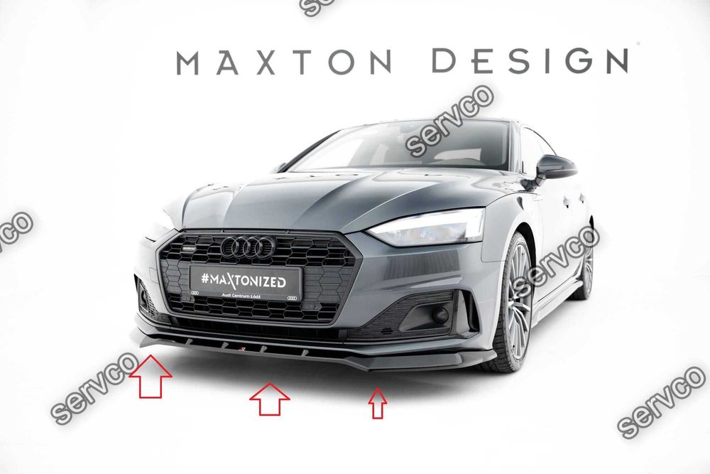 Prelungire bara fata Audi A5 F5 Facelift 2019-2024 v2 - Maxton Design