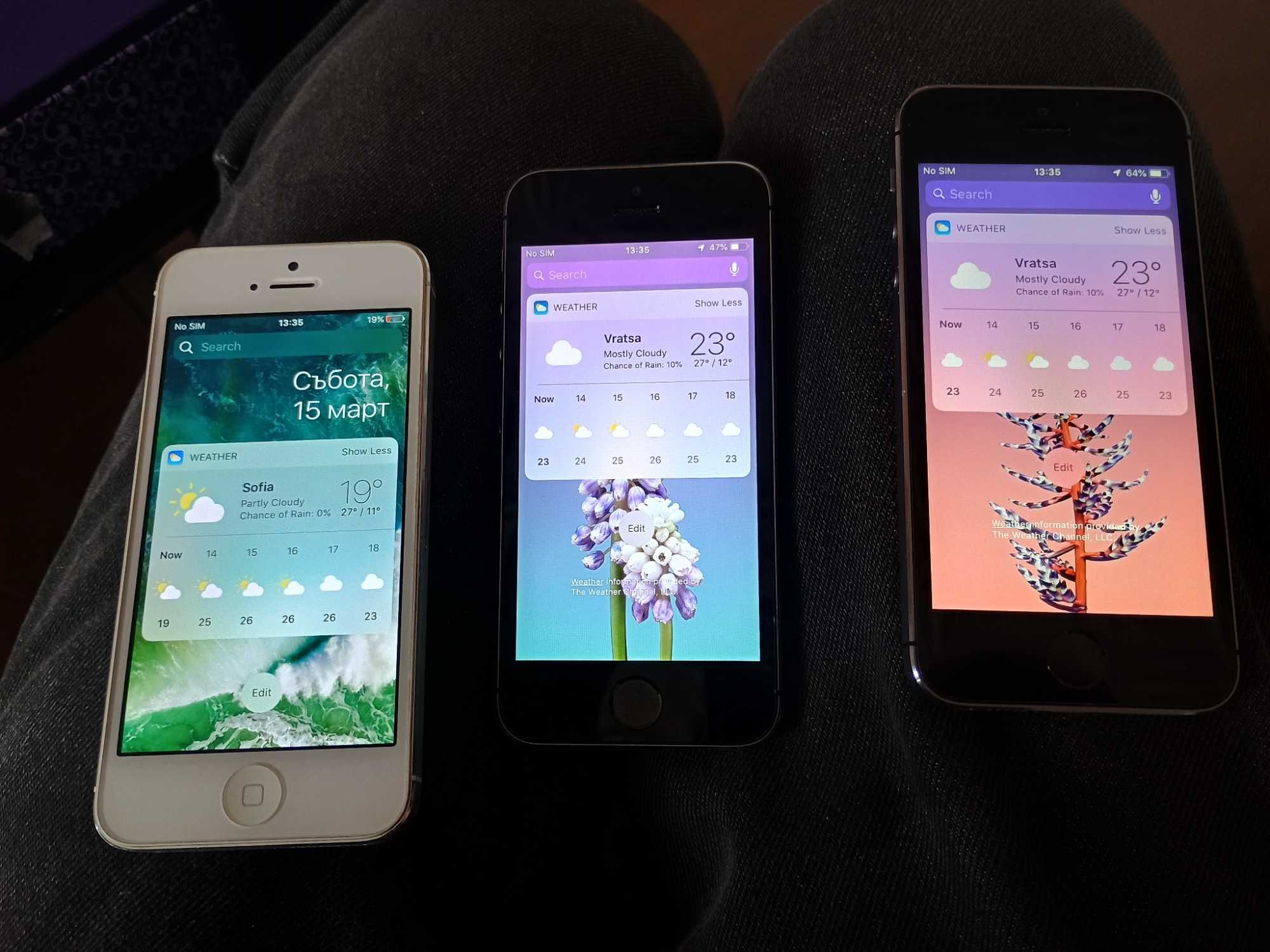 Комплект Iphone 5 / 5S мн запазени, първи собственик