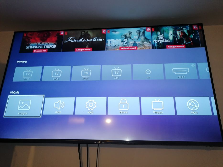 Televizor Smart Tech SMT58F30UV2M1B1, 146 cm, Smart, LED, 4K Ultra HD,