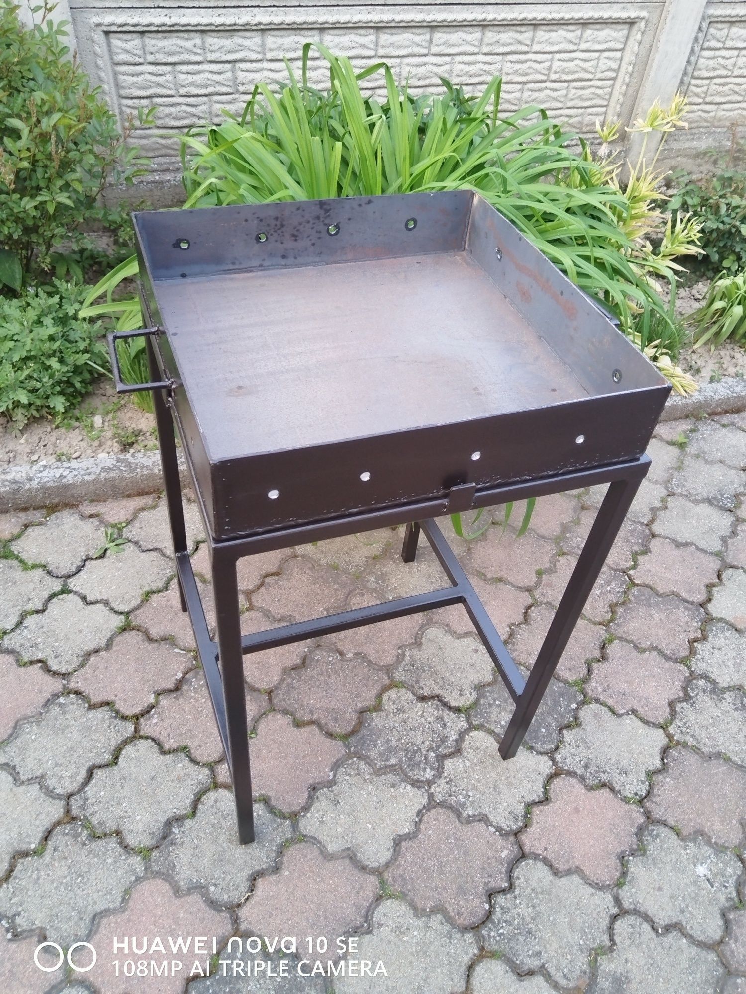 vand gratar 50x50, cuva 3mm, grill 8mm, vopsit termo