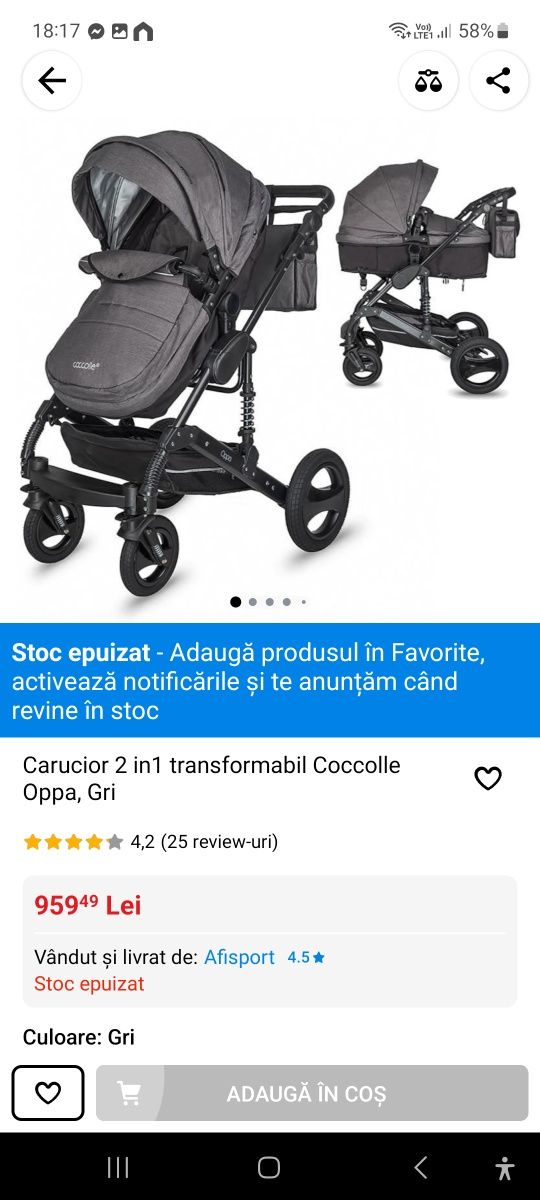 Carucior 2in1 coccolle