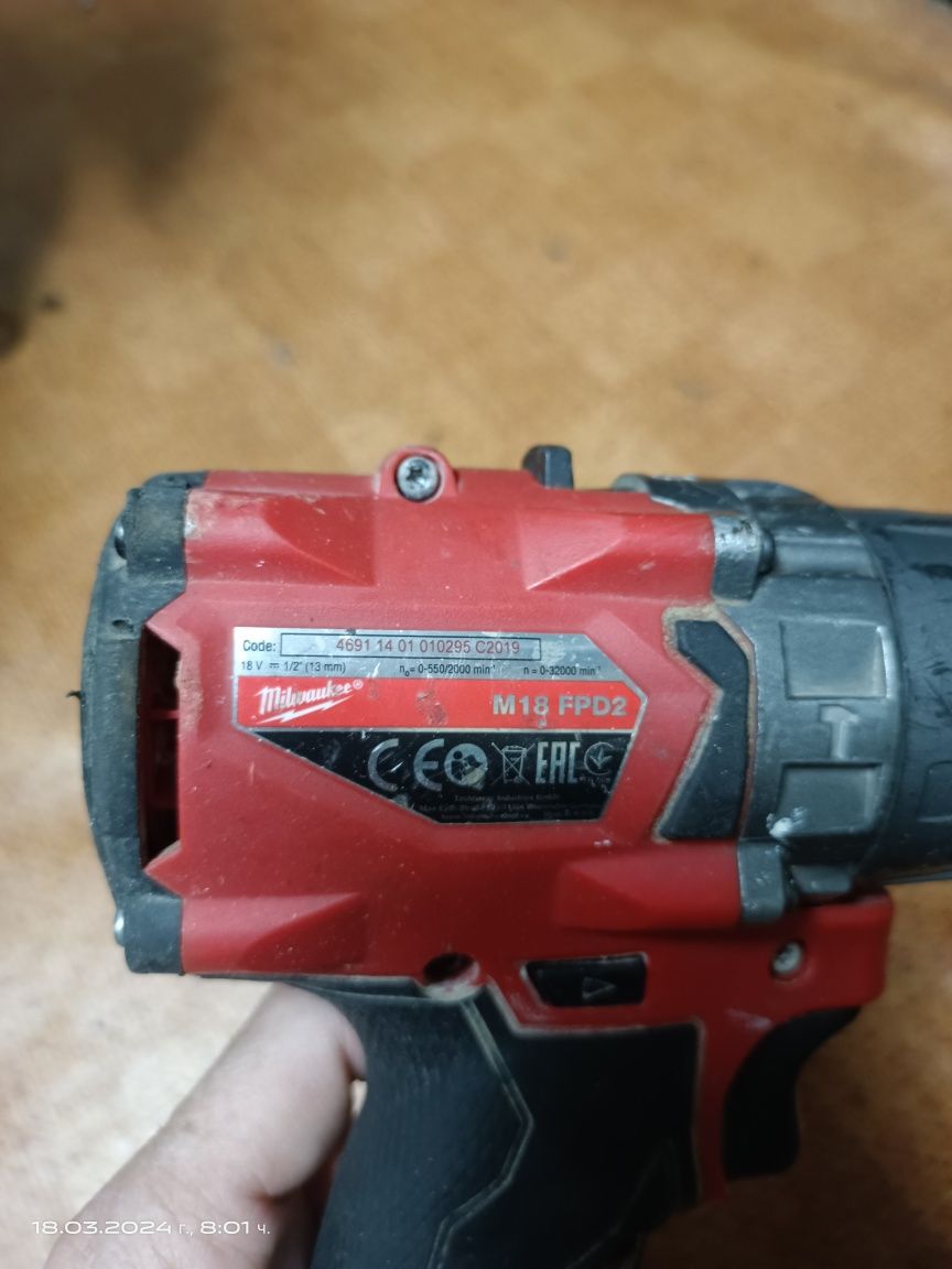 Боди Milwaukee M18 FPD2 безчетков.