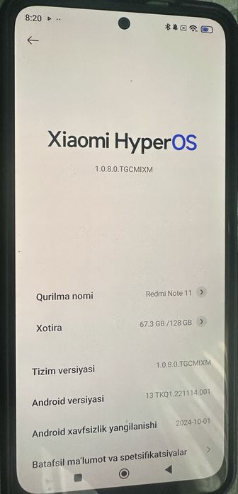 Redmi note 11 sotiladi