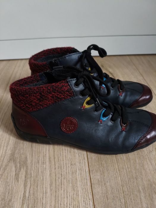 Ghete piele speaker Rieker, impecabiler, 41