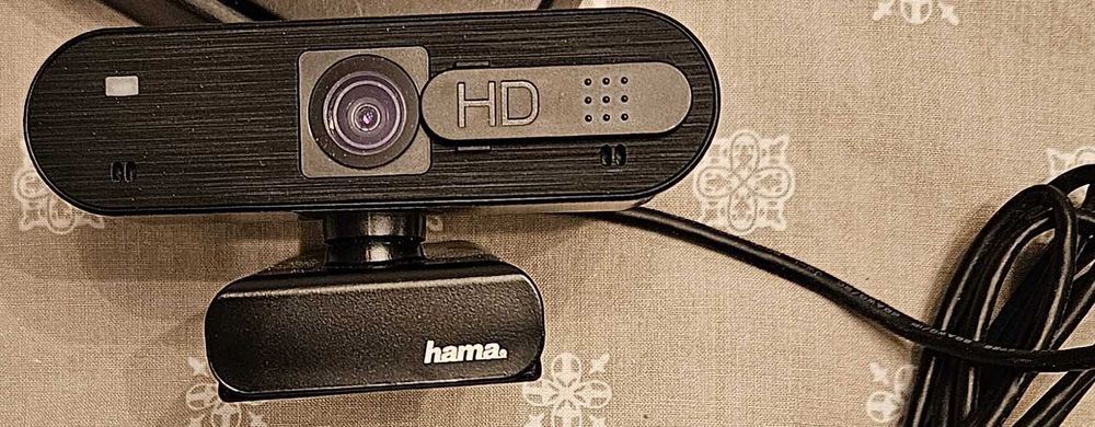 Camera Web HAMA C-600 Pro, Full HD 1080p, negru, USB