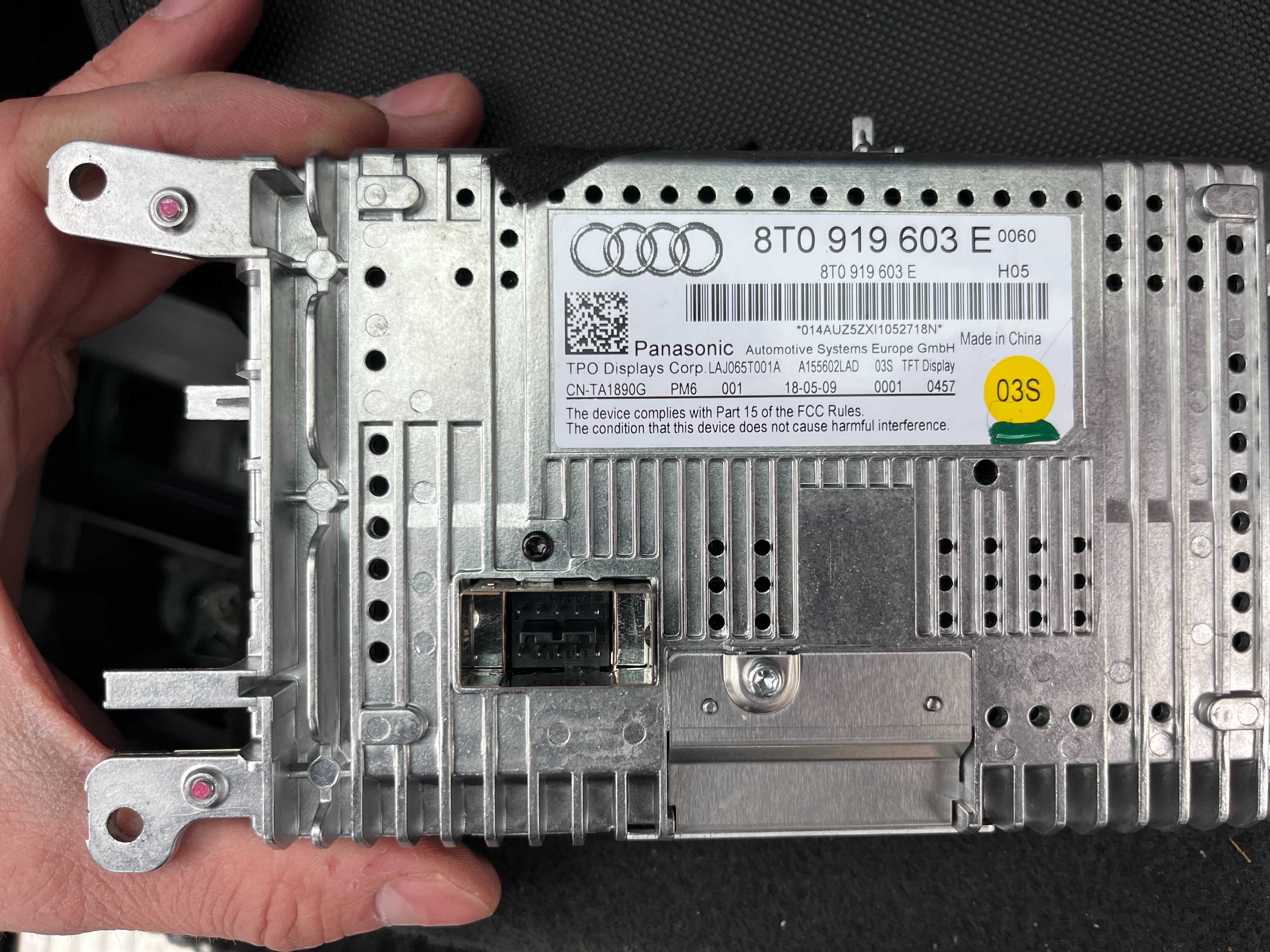 Дисплей навигация за Ауди А4 B8 А5 А6 / Audi A4 Б8 A5 Q5 8T0 919 603 E