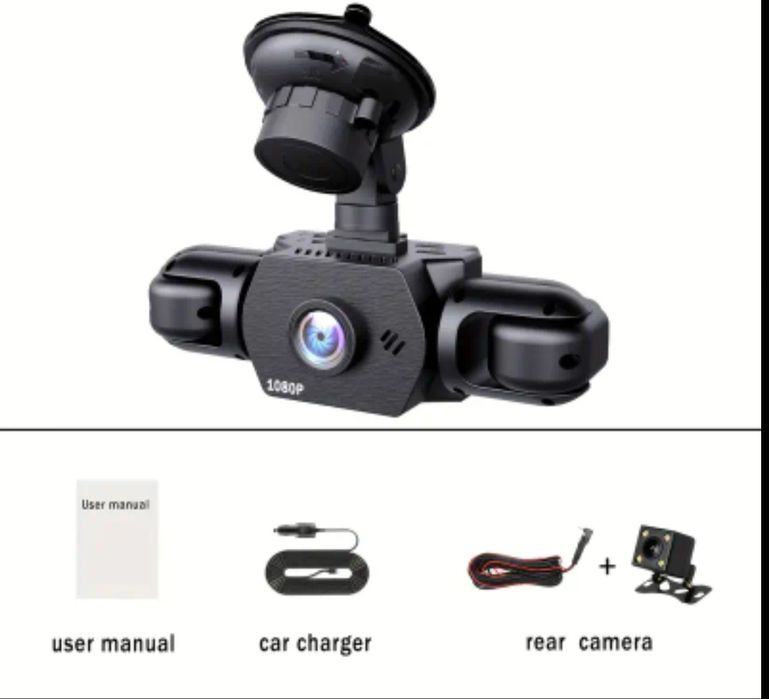 Camera de bord/Camera auto/Dash cam - 4 camere - NOU