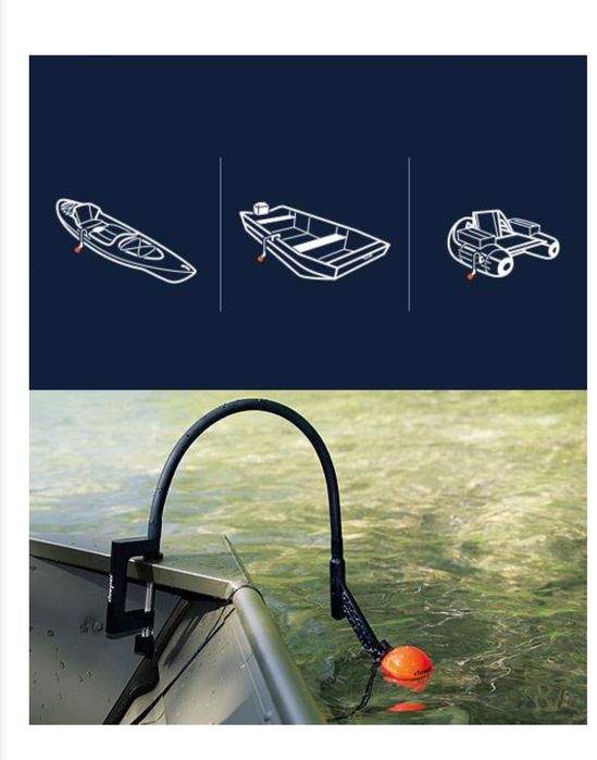 DEEPER Flexible Arm Mount 2.0 - мултифункционална стойка за лодка и ка