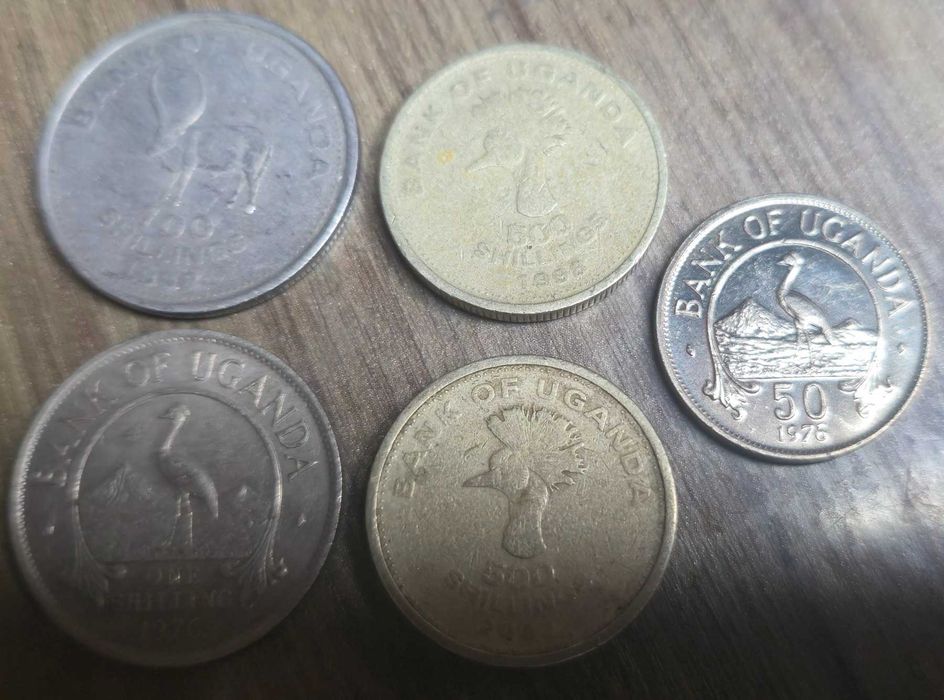 монети Уганда 5 бр