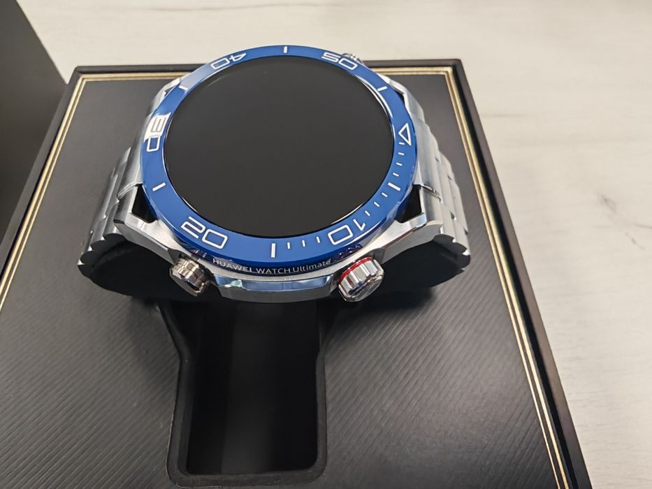 Като нов Huawei Watch Ultimate Blue Voyage Гаранция