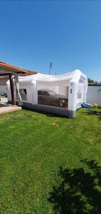 Cabina Cabine De Vopsit Gonflabila Auto Moto Mobila Repere 6,5x4x2.75M