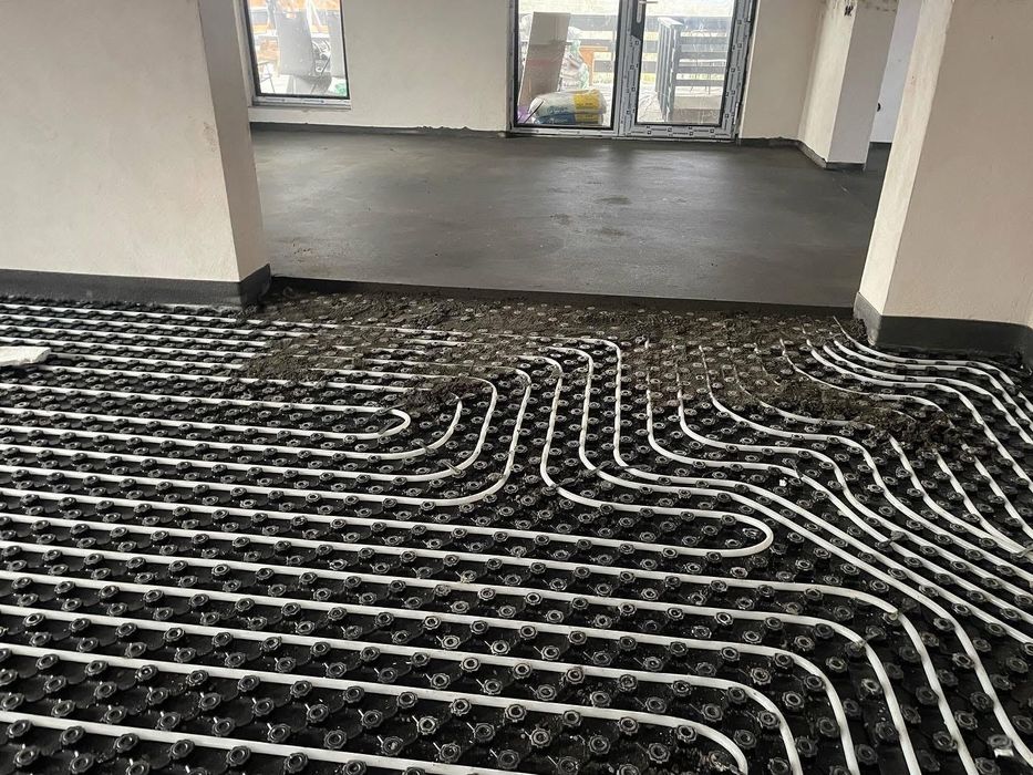 Executam sape mecanizate, beton celular