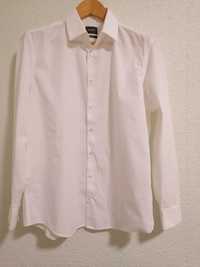 Изключителна мъжка официално-делова риза Montego, бяла, modern fit, XL