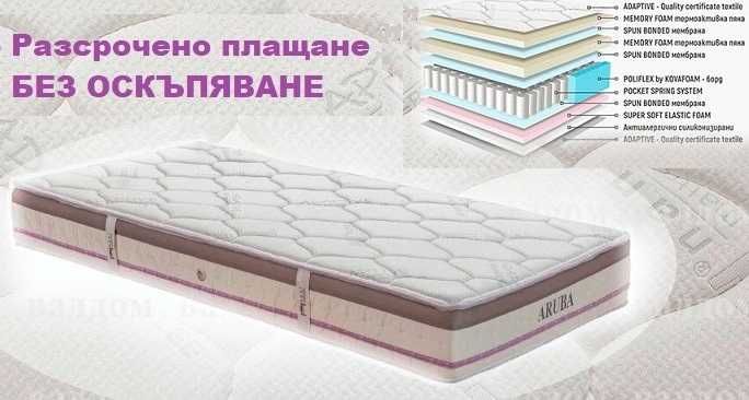 -20% Матрак АРУБА МЕМОРИ + несравними БОНУСИ, безплатни доставки