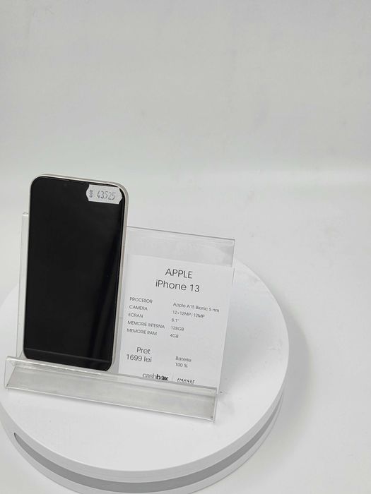 Garantie 24 luni Iphone 13 128GB baterie 100% CashBox