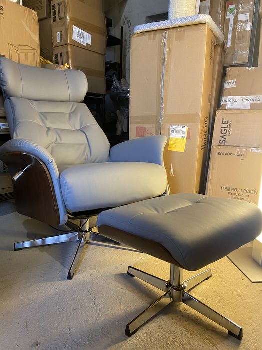 Релакс кресло с опция сън и поставка за крака