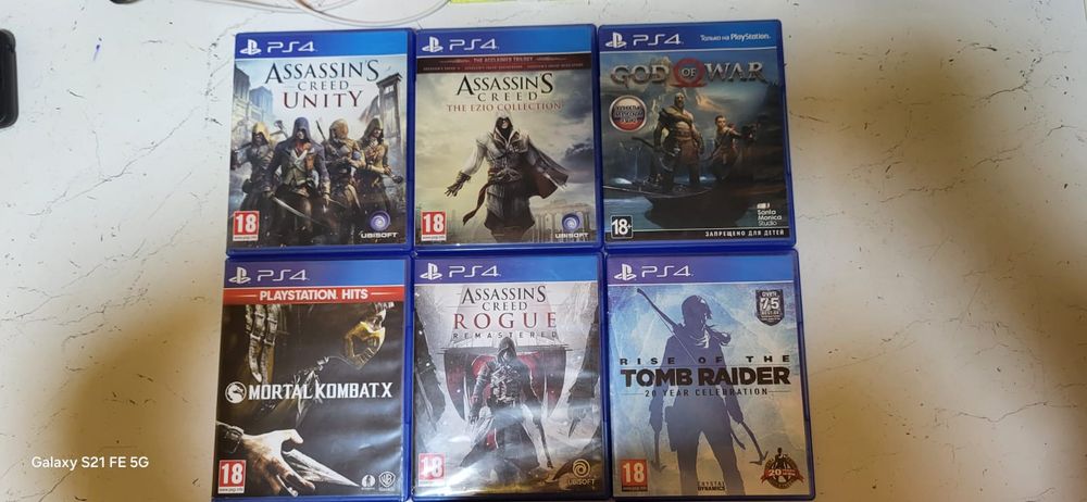 Продам диски на Playstation 4
