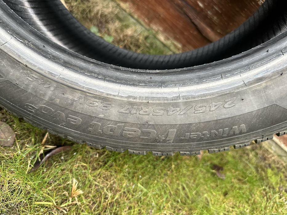 2 anvelope 245/45/17 Hankook ice concept dot 2024