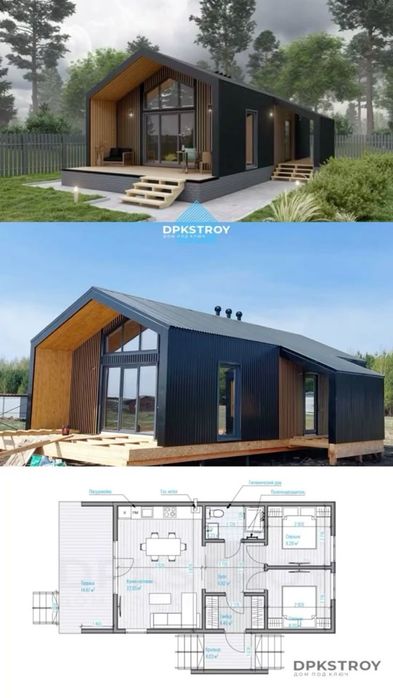 Acest container tip casă este construit din materiale durabile, rezist