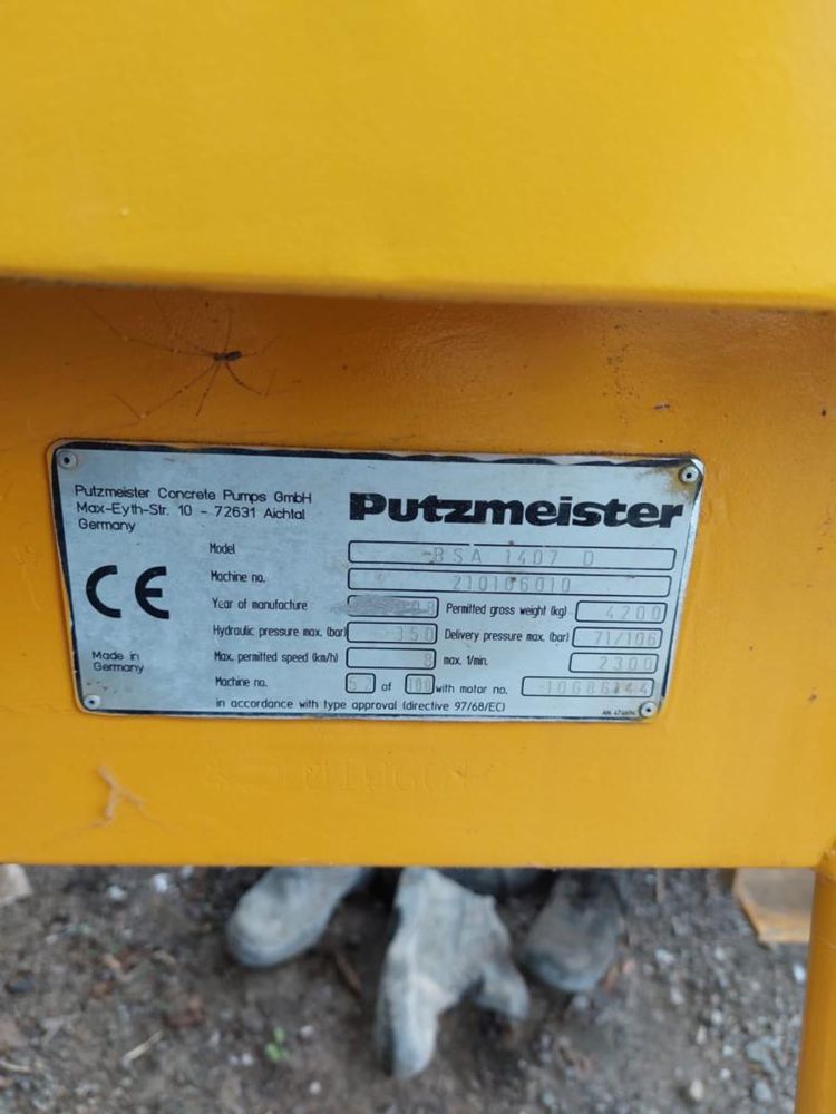 Pompa de beton putzmeister