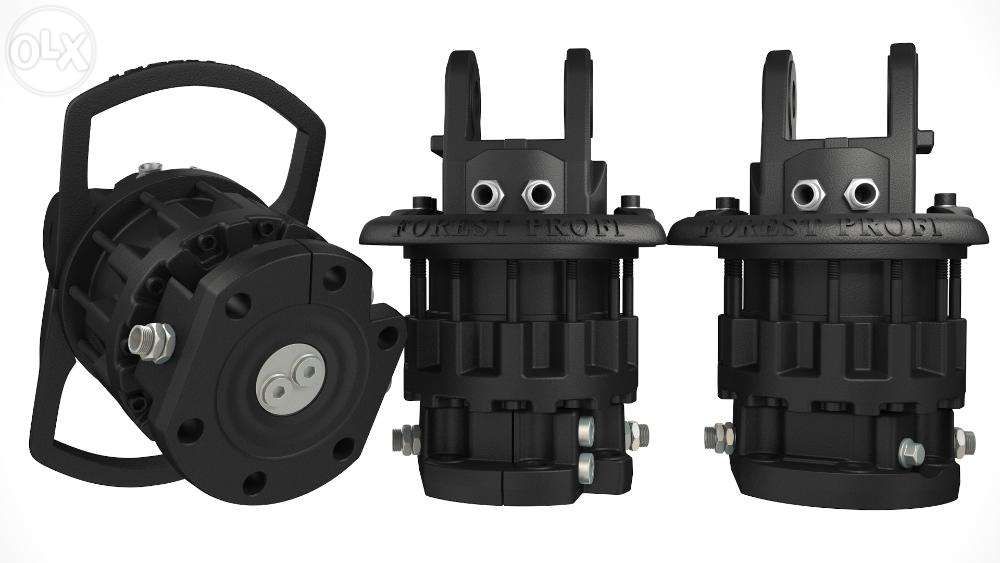 Rotator hidraulic 10 tone (CR-1000FX) cu flansa pentru graifer