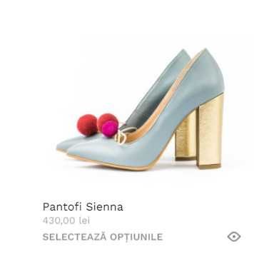 Pantofi dama Sienna - Coca Zaboloteanu - marimea 38