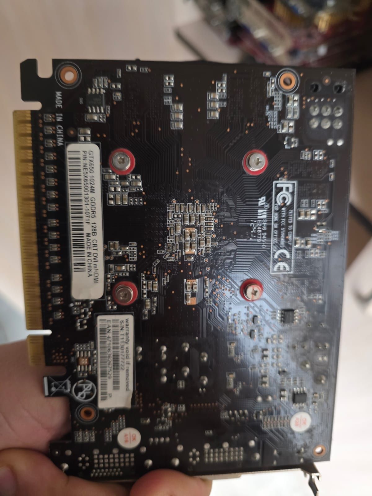 Gtx 650 от palit, 1gb 128bit
