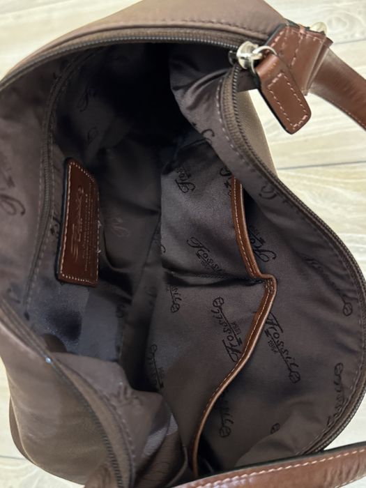 Poseta (geanta) Fossil, piele naturala. Model vintage.