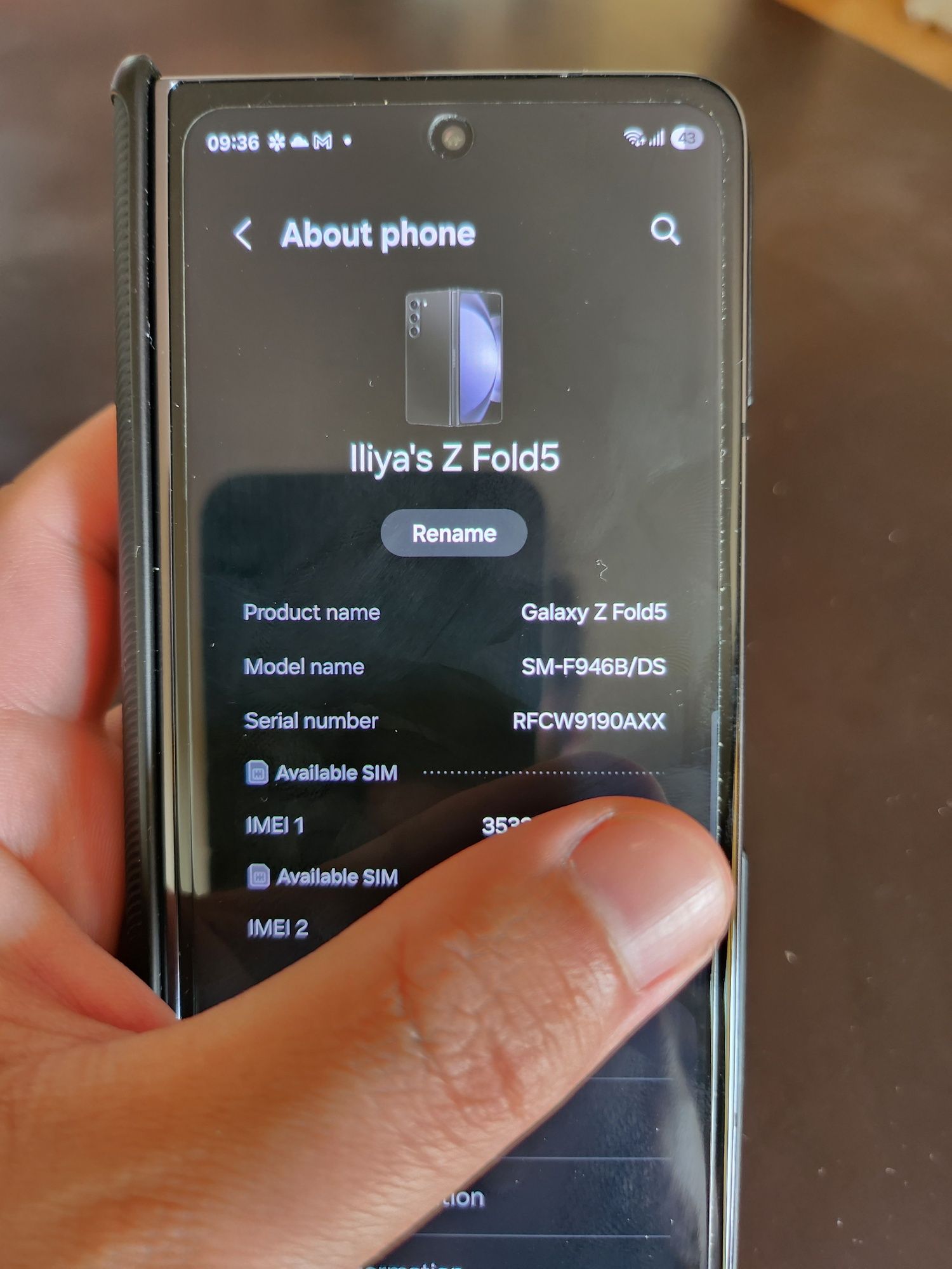 Samsung galaxy z fold 5 Нов