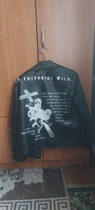 Кожанка в хорошем состоянии